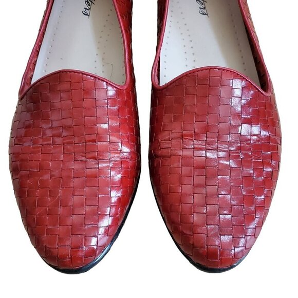 TROTTERS WOVEN LEATHER LOAFERS SIZE 10 - Picture 3 of 12